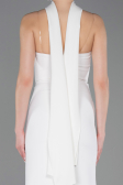 Abendkleid Lang Weiß ABU5981