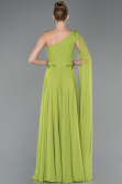Abschlusskleid Lang Chiffon Pistaziengrün ABU5984