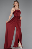 Abschlusskleid Lang Weinrot ABU5992