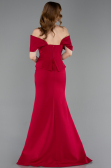 Abendkleid Lang Fuchsie dunkel ABU6002