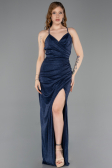 Abschlusskleid Lang Marineblau ABU6008