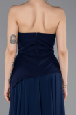 Abendkleid Lang Chiffon Marineblau ABU5681