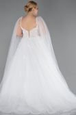 Hochzeitskleider Lang Weiß ABG143