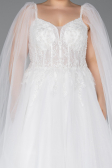 Hochzeitskleider Lang Weiß ABG143