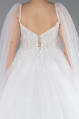 Hochzeitskleider Lang Weiß ABG143