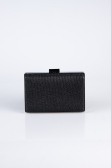 Abendtasche Glitzernd Schwarz V275