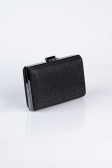 Abendtasche Glitzernd Schwarz V275