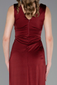 Abschlusskleid Lang Weinrot ABU6043