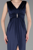 Abschlusskleid Lang Marineblau ABU6043