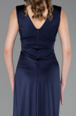 Abschlusskleid Lang Marineblau ABU6043