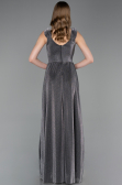 Abschlusskleid Lang Anthrazit ABU6045