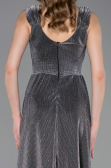 Abschlusskleid Lang Anthrazit ABU6045