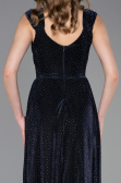Abschlusskleid Lang Marineblau ABU6045