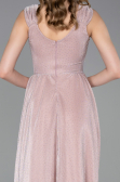 Abschlusskleid Lang Puder ABU6045