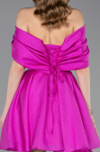 Partykleid Kurz Fuchsie ABK2604