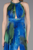 Abendkleid Lang Sächsischblau ABU6048