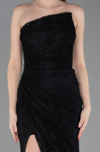 Abendkleid Lang Spitze Schwarz ABU6050