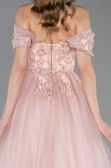 Abendkleid Lang Puder ABU6056