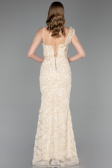 Abendkleid Lang Beige ABU6059