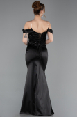 Abendkleid Lang Schwarz ABU6078