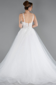 Hochzeitskleider Lang Weiß ABG187