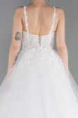 Hochzeitskleider Lang Weiß ABG187