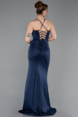 Abschlusskleid Lang Marineblau ABU6082
