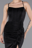 Abschlusskleid Lang Schwarz ABU6082