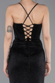 Abschlusskleid Lang Schwarz ABU6082