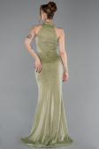 Abendkleid Lang Öl Grün ABU6083