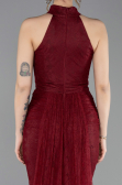 Abendkleid Lang Spitze Weinrot ABU6084