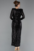 Partykleid Midi Schwarz ABK2479