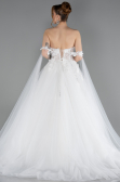 Hochzeitskleider Lang Weiß ABG192