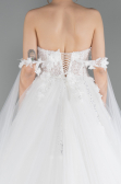 Hochzeitskleider Lang Weiß ABG192