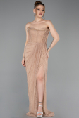 Abendkleid Lang Spitze Kupfer ABU5770