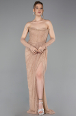 Abendkleid Lang Spitze Kupfer ABU5770