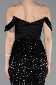 Abendkleid Lang Schwarz ABU6087