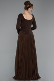 Abendkleid Lang Chiffon Braun ABU6088