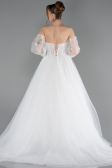 Hochzeitskleider Lang Weiß ABG189