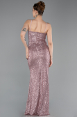 Abschlusskleid Lang Puder ABU6106