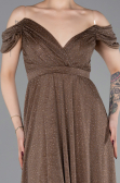 Abendkleid Lang Kupfer ABU6107