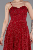 Abendkleid Lang Rot ABU6108
