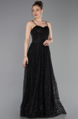Abendkleid Lang Schwarz ABU6108