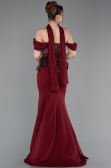 Abendkleid Lang Weinrot ABU6094