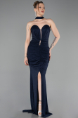 Abendkleid Lang Marineblau ABU6112