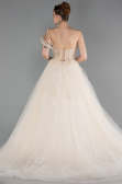 Abendkleid Lang Beige ABU6113