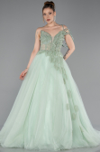 Abendkleid Lang Minzgrün ABU6113