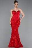Abendkleid Lang Rot ABU6114