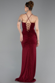 Abschlusskleid Lang Weinrot ABU6115