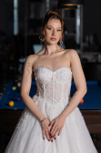 Hochzeitskleider Lang Spitze Weiß ABG193